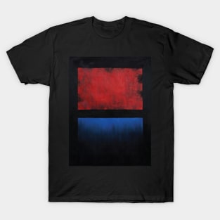 mark rothko red and blue in black T-Shirt